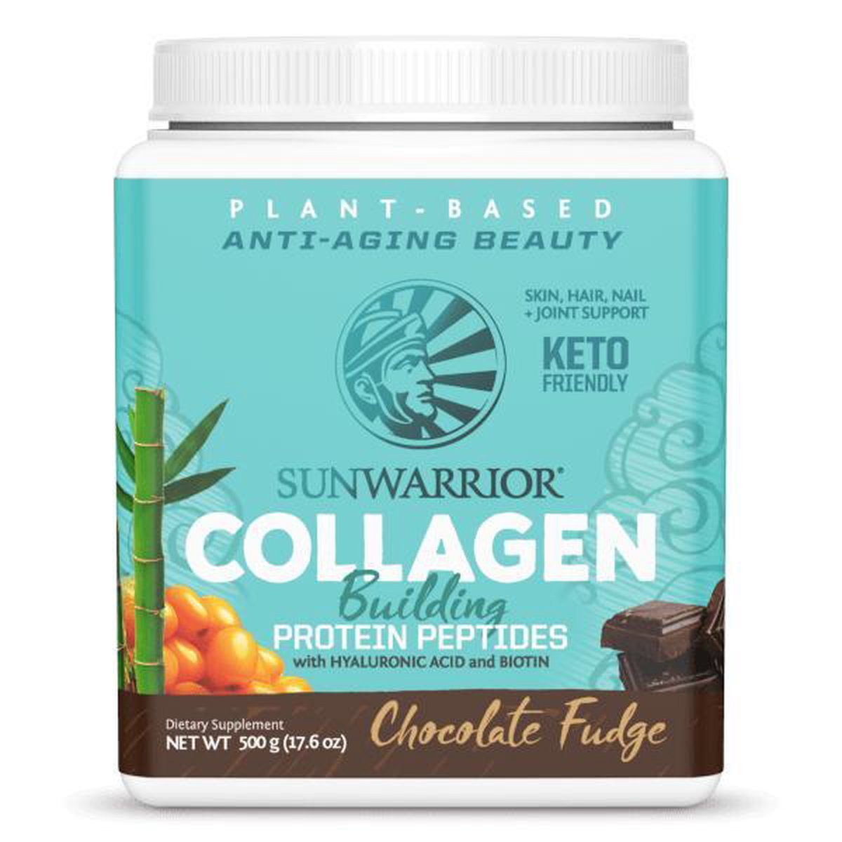 Sunwarrior Collageen Chocolade - 500 gram