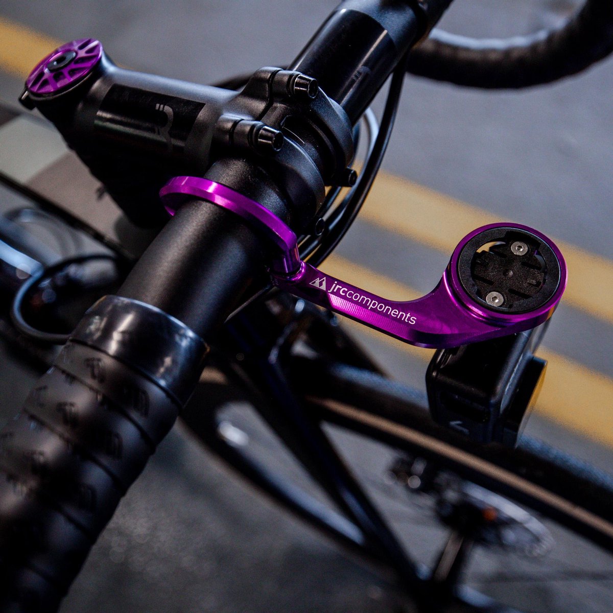 Garminhouder paars aluminium - Garmin houder - Garmin edge