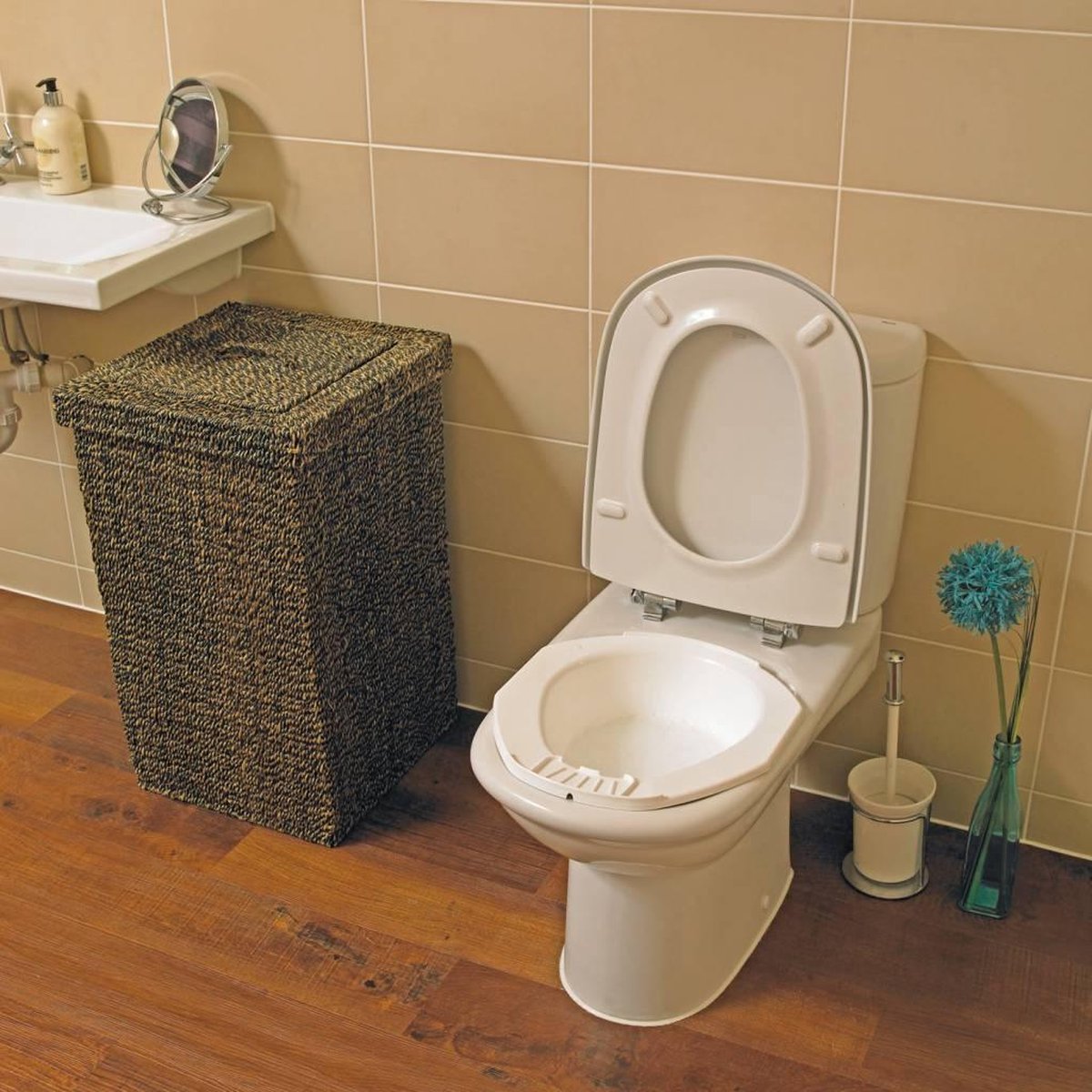 Bidet voor standaard toilet