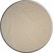 MixMamas Rond Tafelkleed Gecoat Jacquard - Ø 160 cm - Sterren Wit/Goud