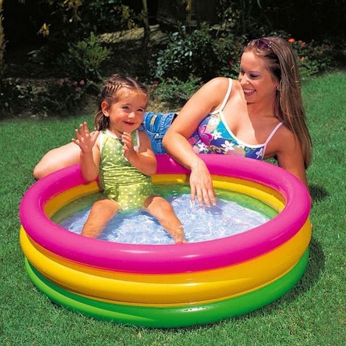 Kinderzwembad Intex 34 L (61 x 22 cm) - Kinderzwembad - Zwembad kinderen - Speelzwembad - Zwembad peuter - Zwembad baby - Zwembad kinderen opblaasbaar