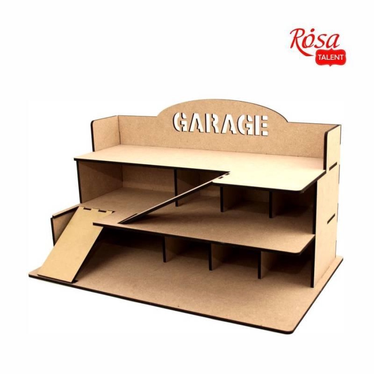 Rosa Garage DIY Set Drie Verdiepingen 35
