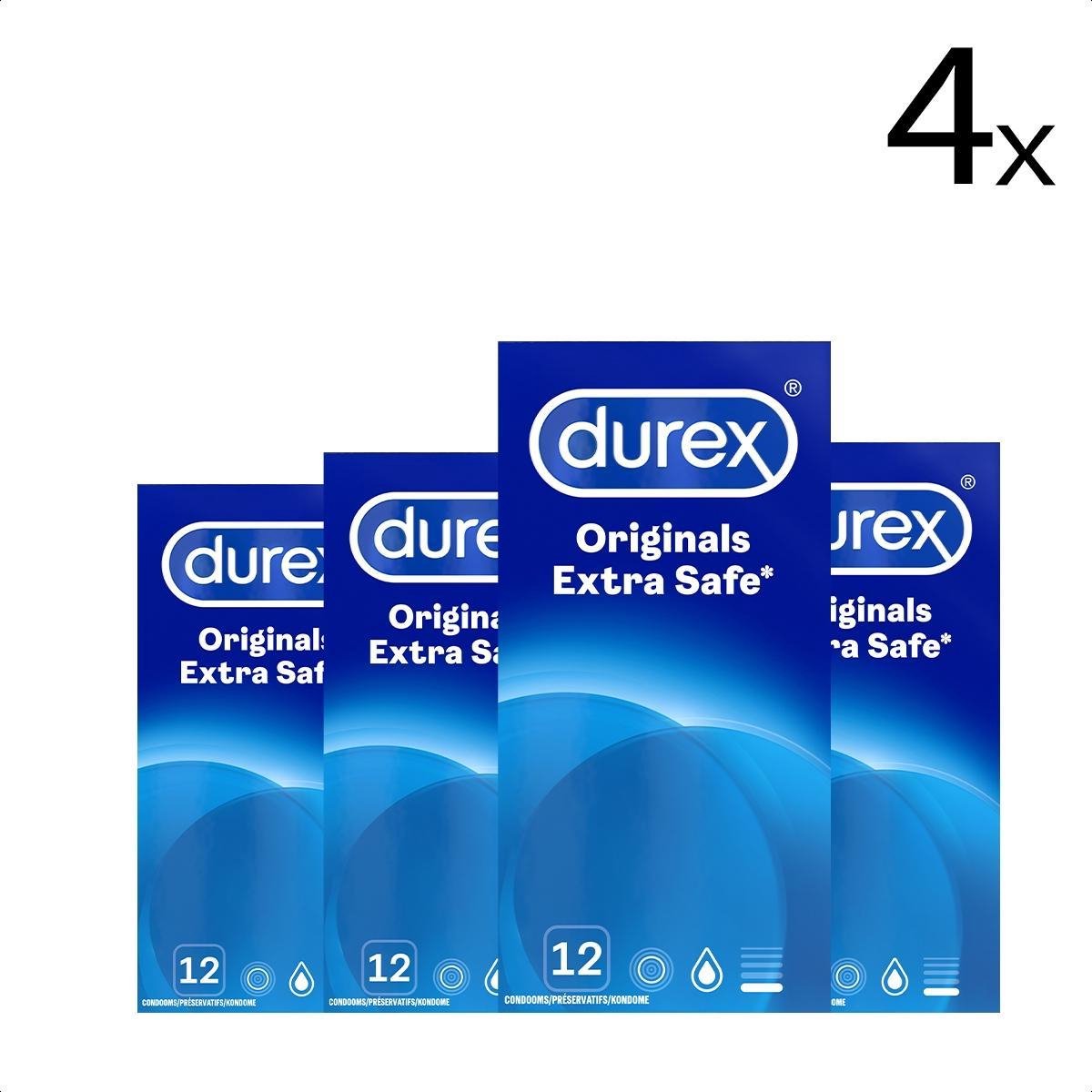 Durex Condooms Extra Safe - 4 x 12 stuks