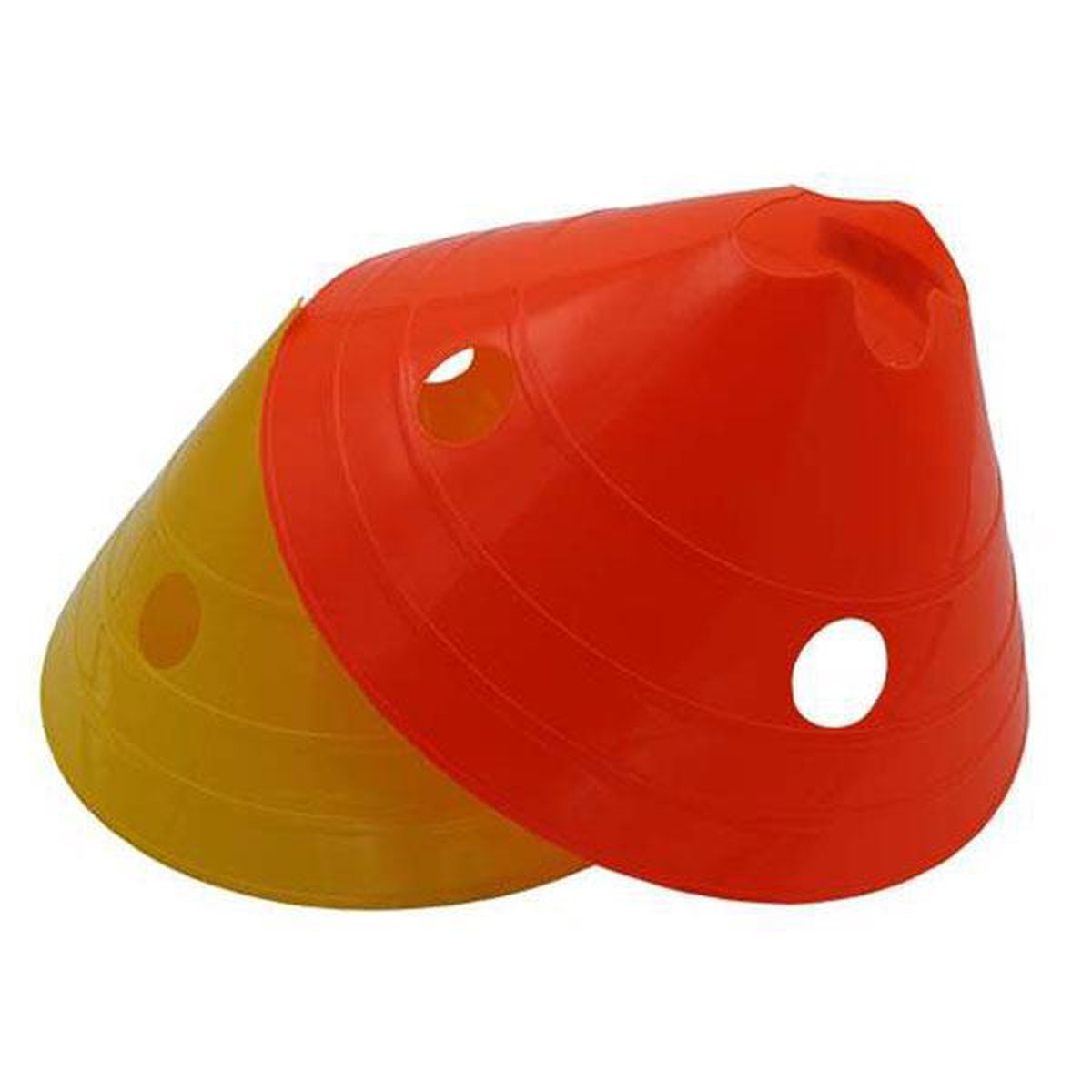 Afbakenschotel Maxi | Ø 30 | met gaten | H 14 cm | set van 6 stuks | Neon Oranje