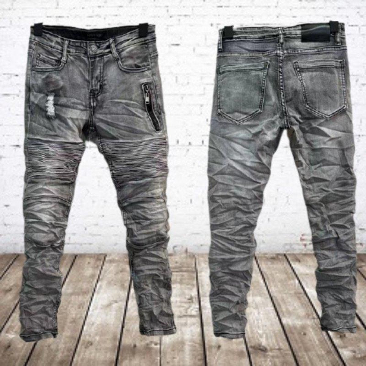 S&C Jongens jeans grijs 2562 - 122/128