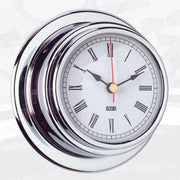 QUARTZ KLOK CHROOM 95 MM - NAUTISCH INSTRUMENT