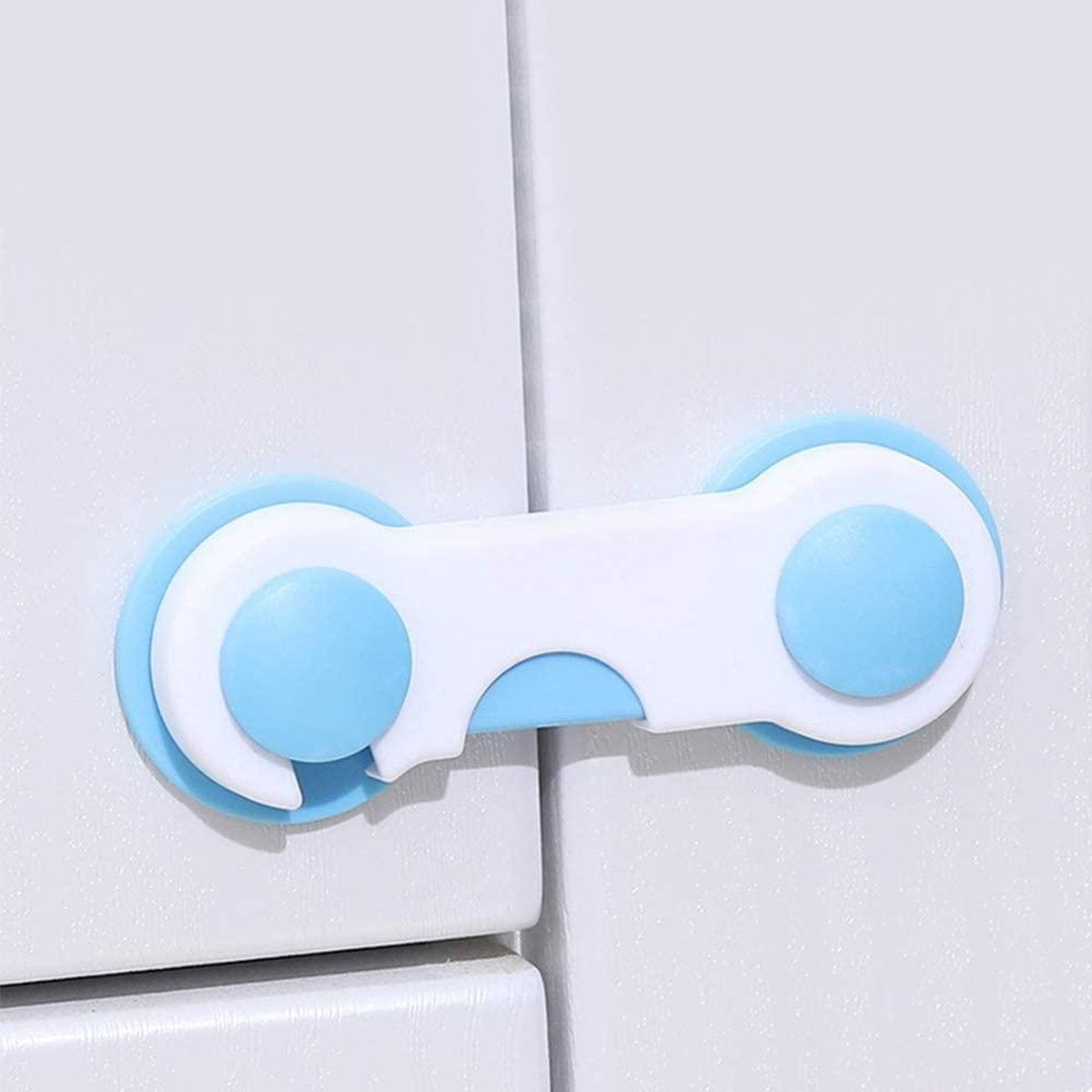 Doodadeals® | 2 x 2 stuks | Zelfklevend Veiligheid Slot voor Kasten en Ramen | Baby | Kinderen