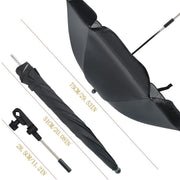 TBoonor Parasol kinderwagen universele paraplu zonwering voor kinderwagen & buggy UV-bescherming SPF 50+ babywagenscherm met houder