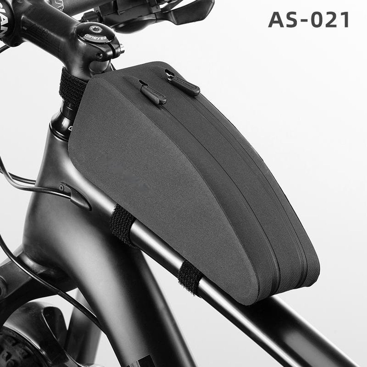 Baymate Fietstas Waterdichte Fietsen Top Voorbuis Frame Tas Grote Capaciteit MTB Road Fietstas Zwart Fietsaccessoires AS-021 1L