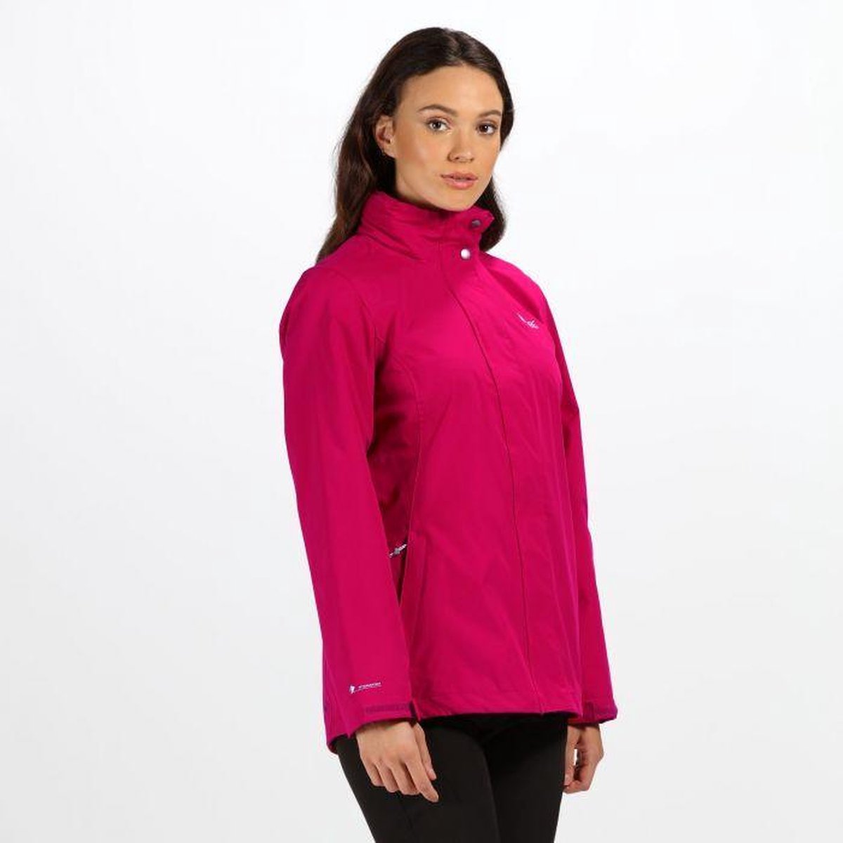 Regatta - Women's Daysha Lightweight Waterproof Walking Jacket with Concealed Hood - Jas - Vrouwen - Maat 34 - Roze