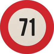 Bierviltjes 71 jaar | Bierviltjes 20 stuks | Bierviltjes verjaardag| Bierviltjes gefeliciteerd