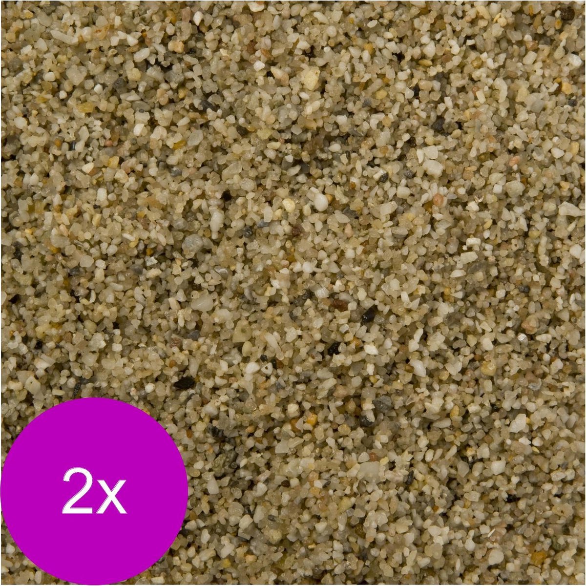 Vdl Aquariumgrind 1-2 Mm - Aquarium - Siergrind - 2 x 10 kg Licht