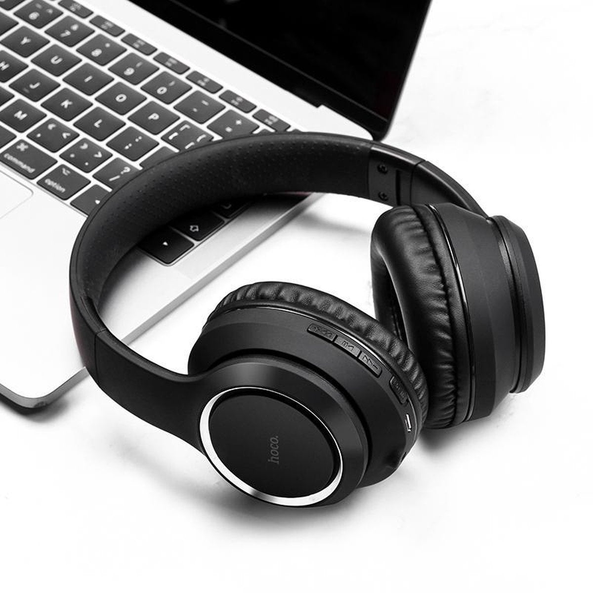 Hoco W28 Blauw – Bluetooth Koptelefoon Over Ear - Draadloze Koptelefoons - Koptelefoon met Microfoon - Universeel - Apple en Android