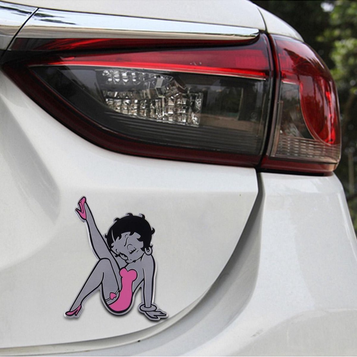 Sexy schoonheid verleiding strand stijl autovrije sticker