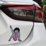 Sexy schoonheid verleiding strand stijl autovrije sticker