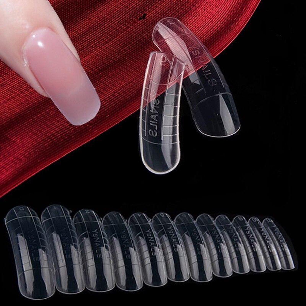 Dual System Forms - voor Polygel & Acrylgel Nagels - Kunstnagels - Nepnagels - 120 stuks