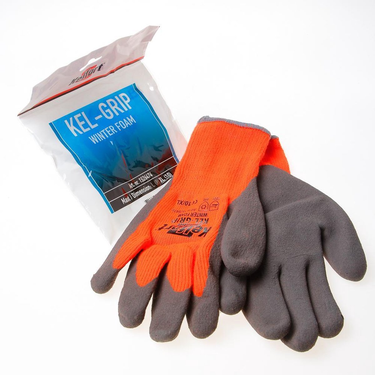 Kelfort Handschoen kel-grip winter foam maat XL(10) (Prijs per paar)