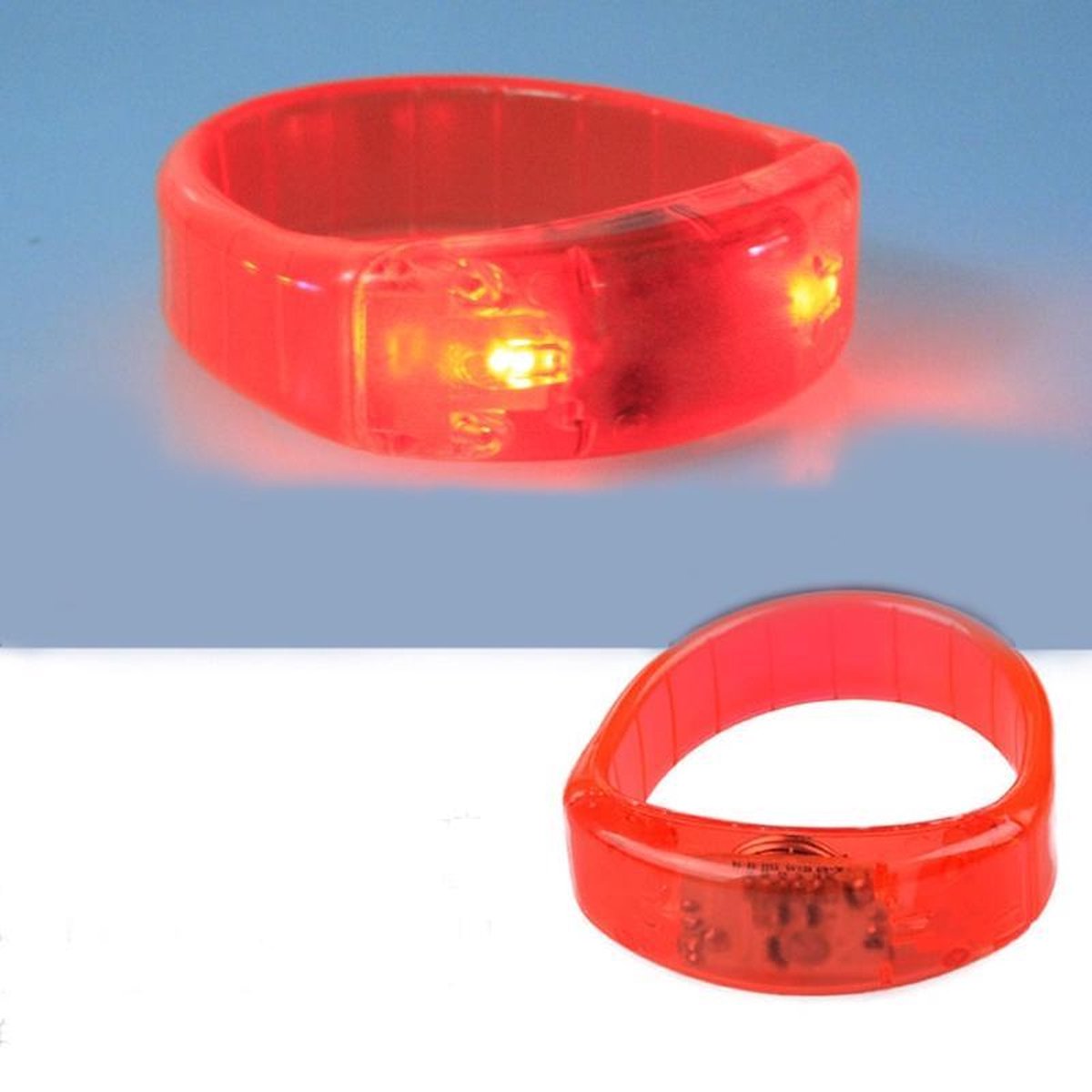 LED Disco Armband | Muziek activerende LED Armband | Sound Control LED | LED Verlichting Glow in the Dark op Maat met de Muziek | Leuk voor in de Kroeg