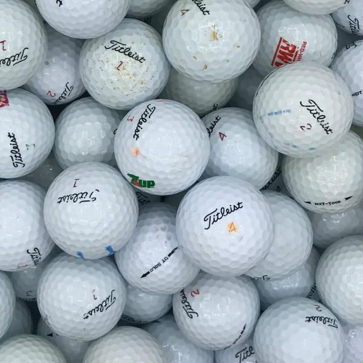 Titleist Mix Golfballen - Titleist Golfballen - Gebruikte Golfballen - Klasse AAAA - 50 Stuks