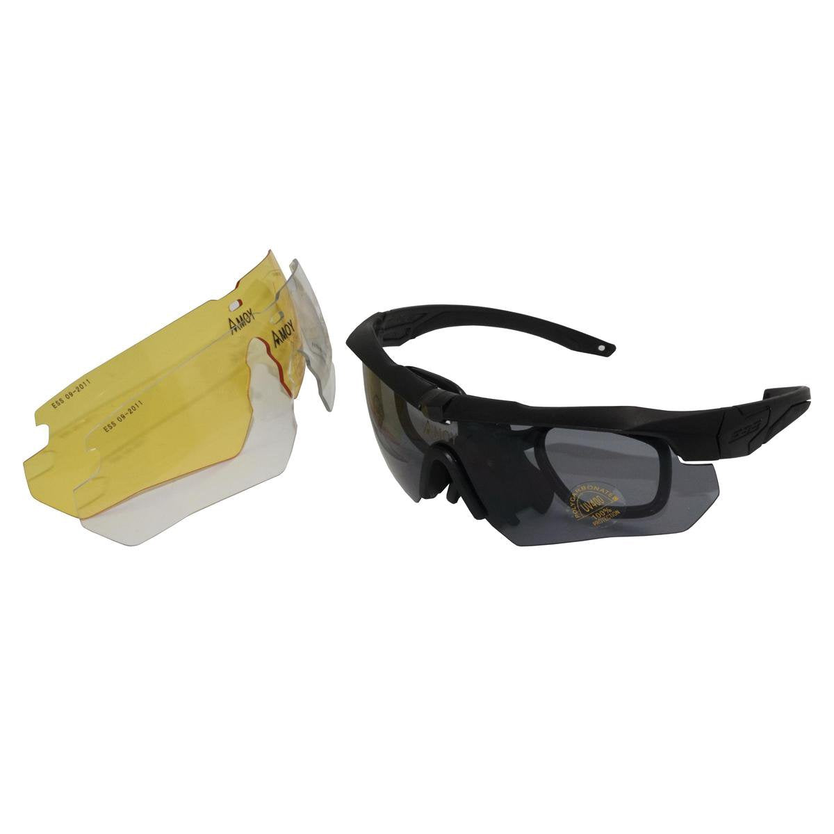 Shasta Sportbril 1.1mm Polarized. TR-90 2 extra lenzen. Anti-Reflect coating.