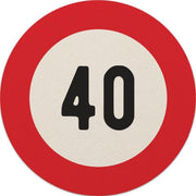 Bierviltjes 40 jaar | Bierviltjes 100 stuks | Bierviltjes verjaardag| Bierviltjes gefeliciteerd