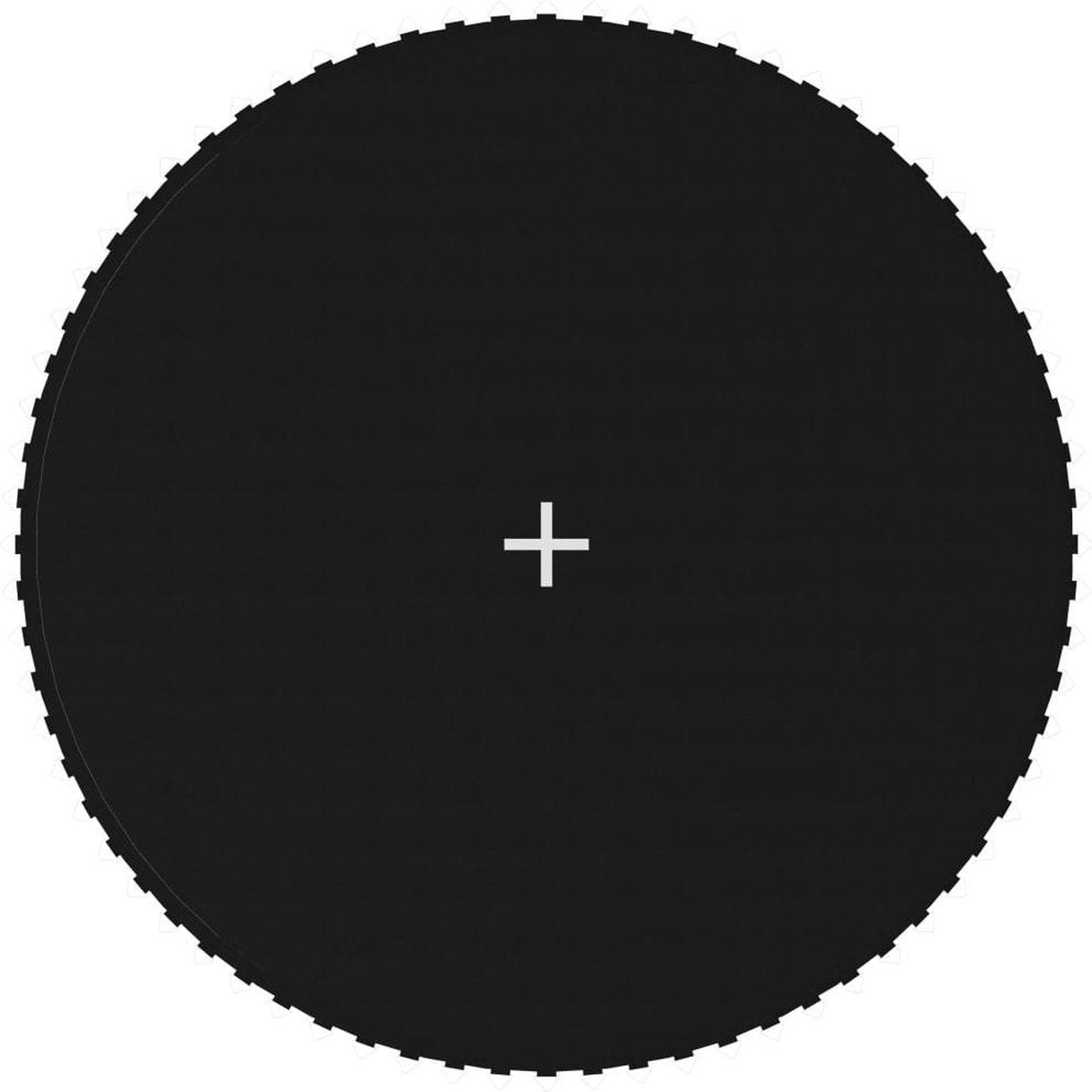 vidaXL Springmat voor 13 feet/3.96 m ronde trampoline stof zwart
