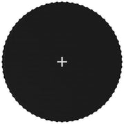 vidaXL Springmat voor 13 feet/3.96 m ronde trampoline stof zwart