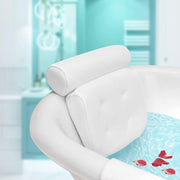 Badkussen - Kussen voor in Bad - Hoofdsteun voor bad en Jacuzzi - Antislip Badkussen - Wellness Relax kussen voor Rug/Schouder/Nek - Orthopedisch