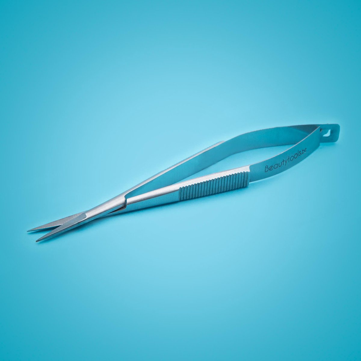 BeautyTools Professionele Veerschaar - Wenkbrauw schaartje / Wenkbrauw Trimmer/ Eyebrow Scissor - Recht snijvlak - 12 cm (NS-0881) INOX