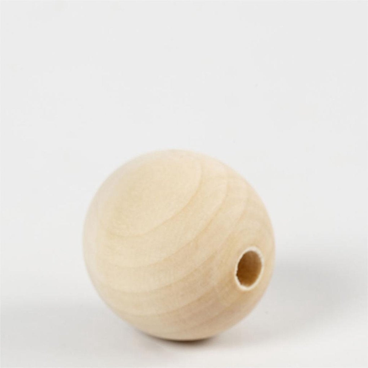 Wooden Bead. 30 mm. 5 mm. grass wood. 50 pc