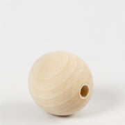 Wooden Bead. 30 mm. 5 mm. grass wood. 50 pc