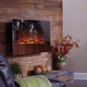 Design4AlleZ Elektrische spiegelhaard 128x55x14