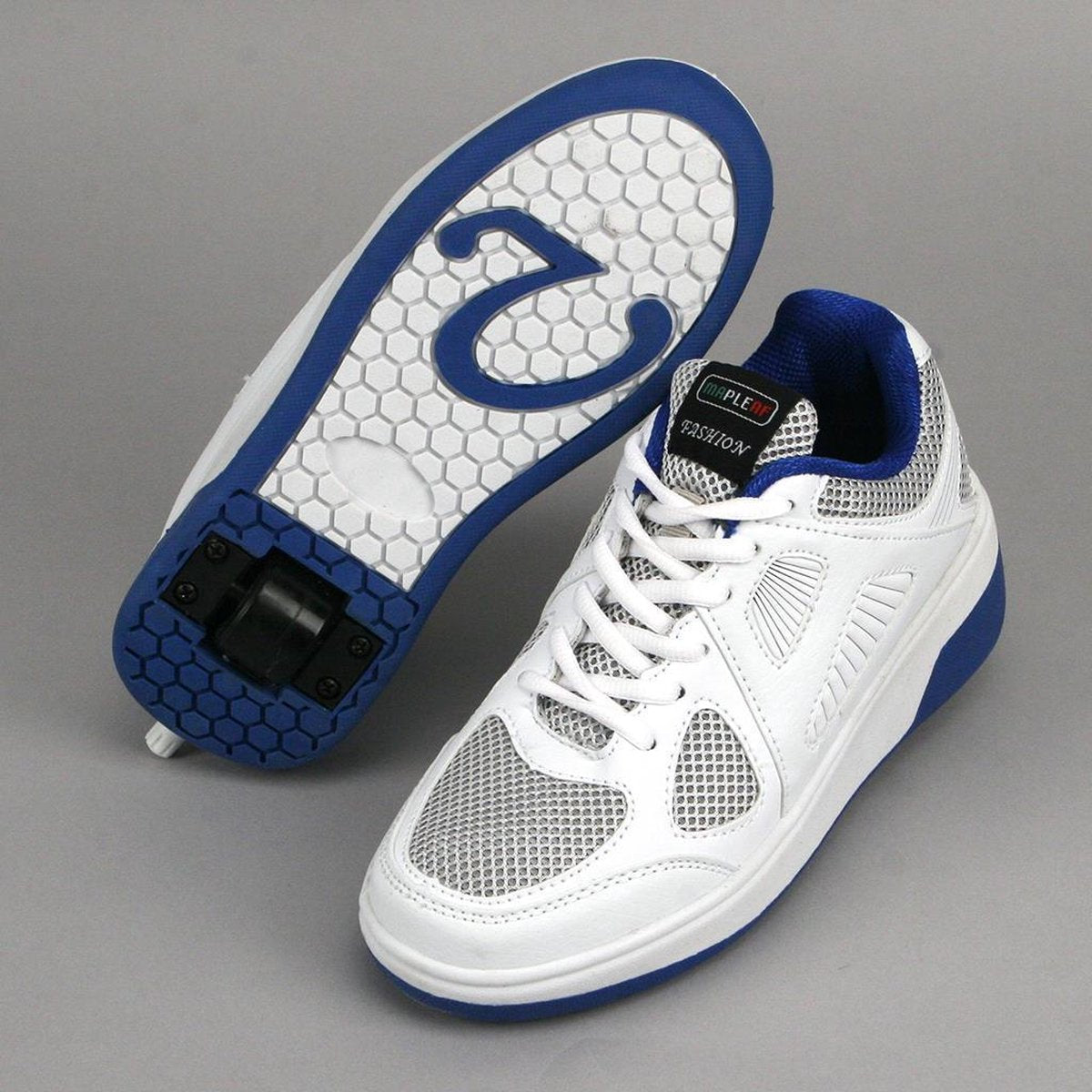 Mapleaf Fashion Roller Sneakers 39 Wit/Blauw