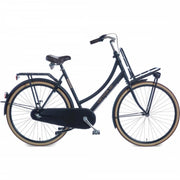Cortina U4 Fiets D57 NR3 - Jet Black Matt - inclusief ketting en Basil krat