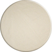 MixMamas Rond Tafelkleed Gecoat Jacquard - Ø 160 cm - Sterren Wit/Zilver