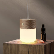 Gingko – Smart Diffuser Lamp – Witte es  - Verdamper – Aromatherapie - Geurverspreider - Oplaadbaar - Luxe lamp