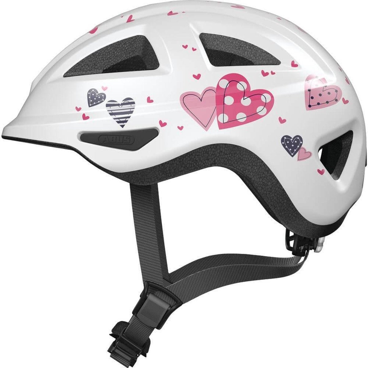 ABUS Anuky 2.0 ACE Fietshelm - Maat S (46-52) - White Heart