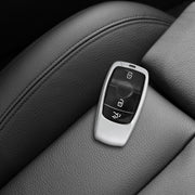 kwmobile Hoes voor autosleutel voor Mercedes Benz Smart Key autosleutel (alleen Keyless) - Autosleutelbehuizing met strassteentjes in zilver