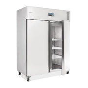 Polar vrieskast professionele 2-deurs vriezer RVS 1300ltr