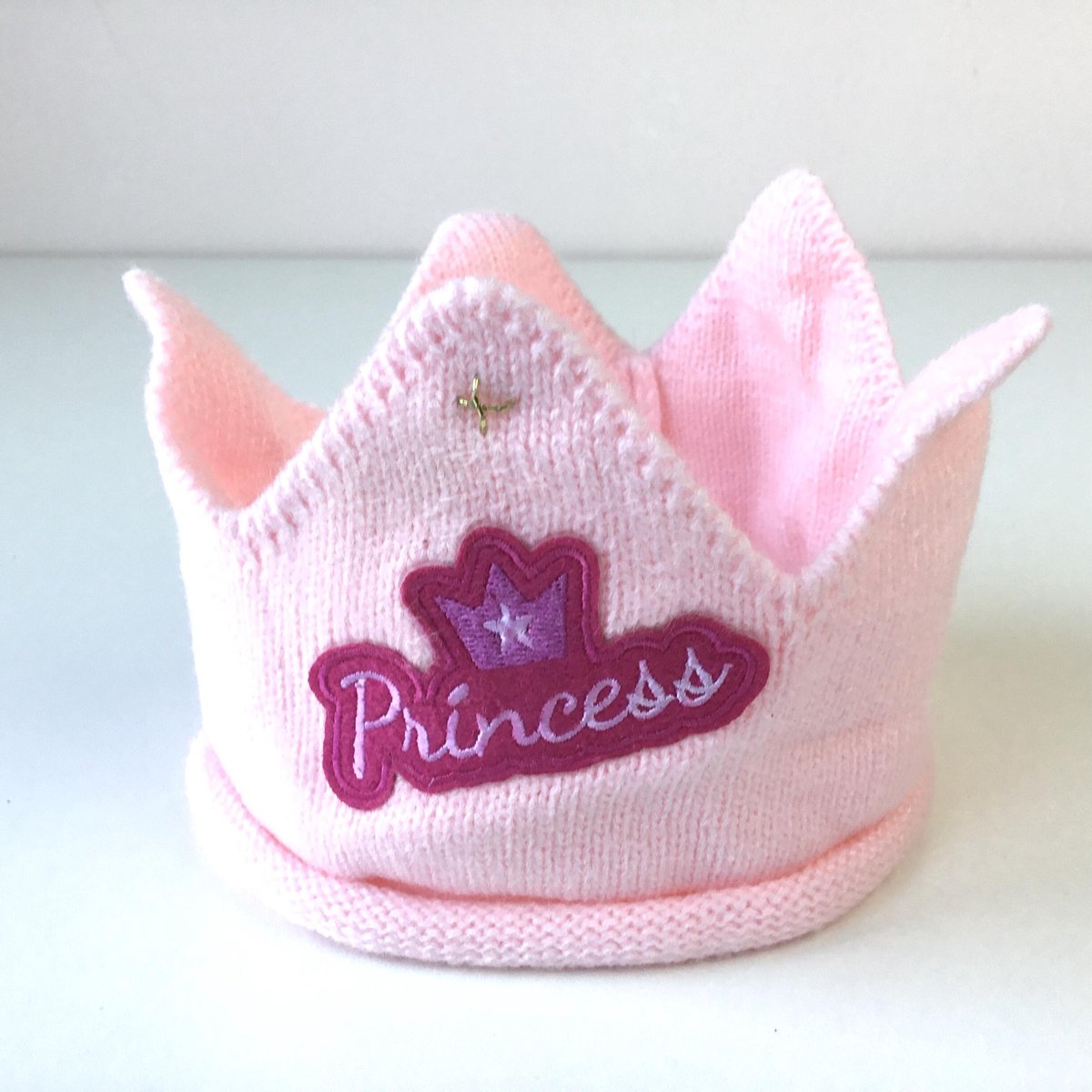 Verjaardag Baby - Kroon - Roze - Katoen - Foto