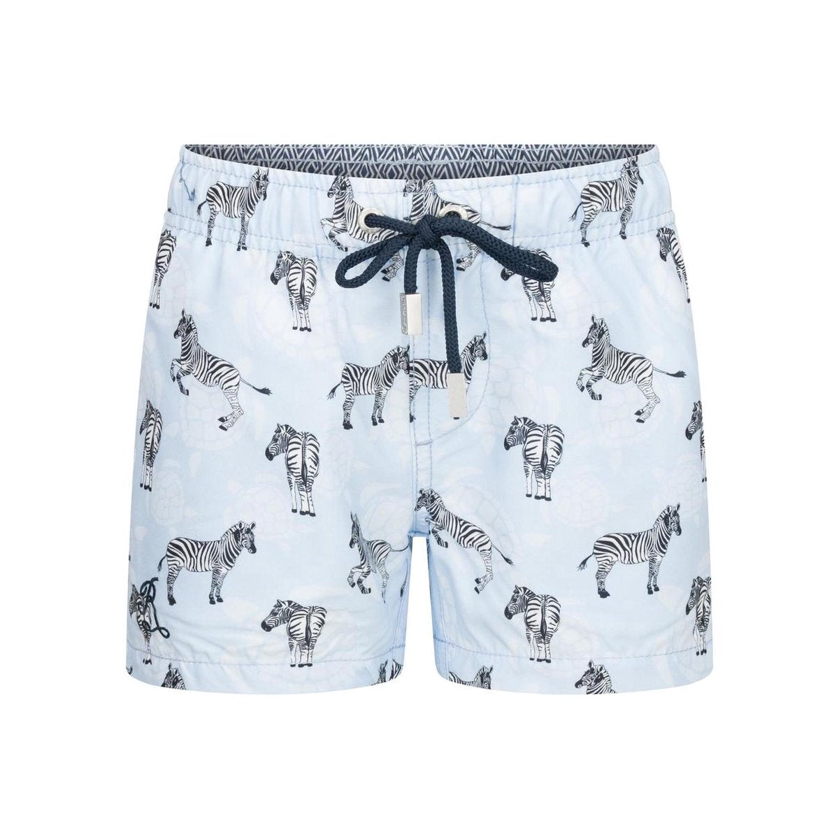 Ramatuelle Zwembroek Jongens - Zebra  - Maat 152 - Kleur  Licht blauw / Celeste