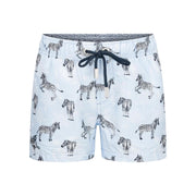 Ramatuelle Zwembroek Jongens - Zebra  - Maat 152 - Kleur  Licht blauw / Celeste