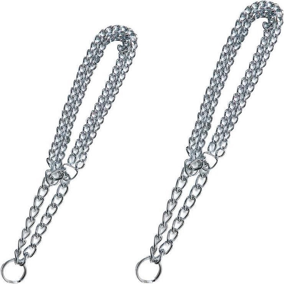 Chain collar double 50cm 15mm