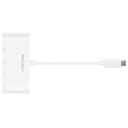 Macally UCVGA tussenstuk voor kabels USB C VGA + USB 3.0 Wit