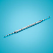 Beautytools INOX Professionele Instrument voor het verwijderen van Eeltpitten/Eksteroog - Likdoorn Verwijderaar - Dubbelzijdig (Scherp puntje/Lepeltje) - 17 cm (FC-2021)