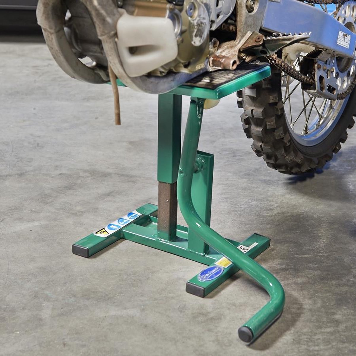 Datona® MX-lift voor Kawasaki crossmotoren - Groen