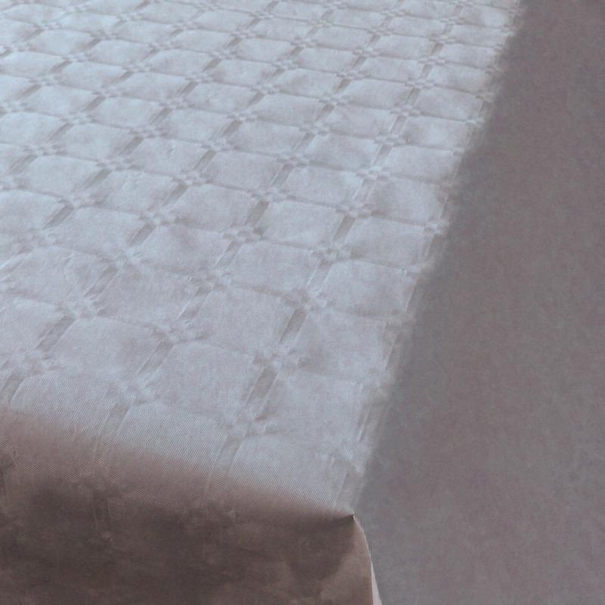 Zilveren papieren tafelkleed op rol - 700x118cm