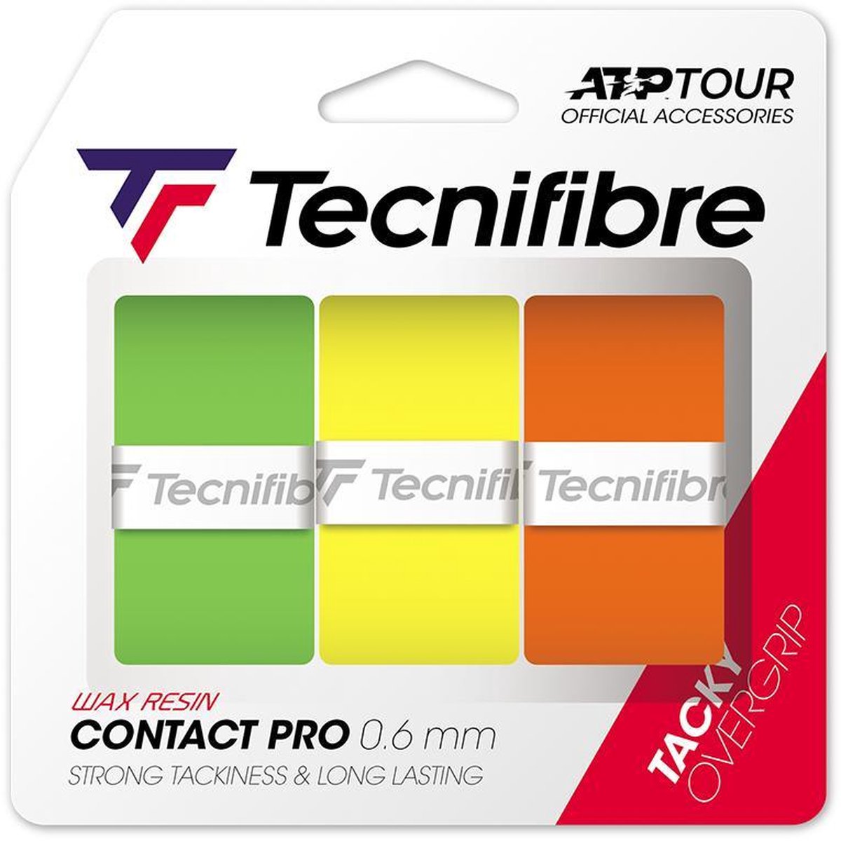 Tecnifibre Contact Pro (3 stuks) - Fluo - 0.6 mm