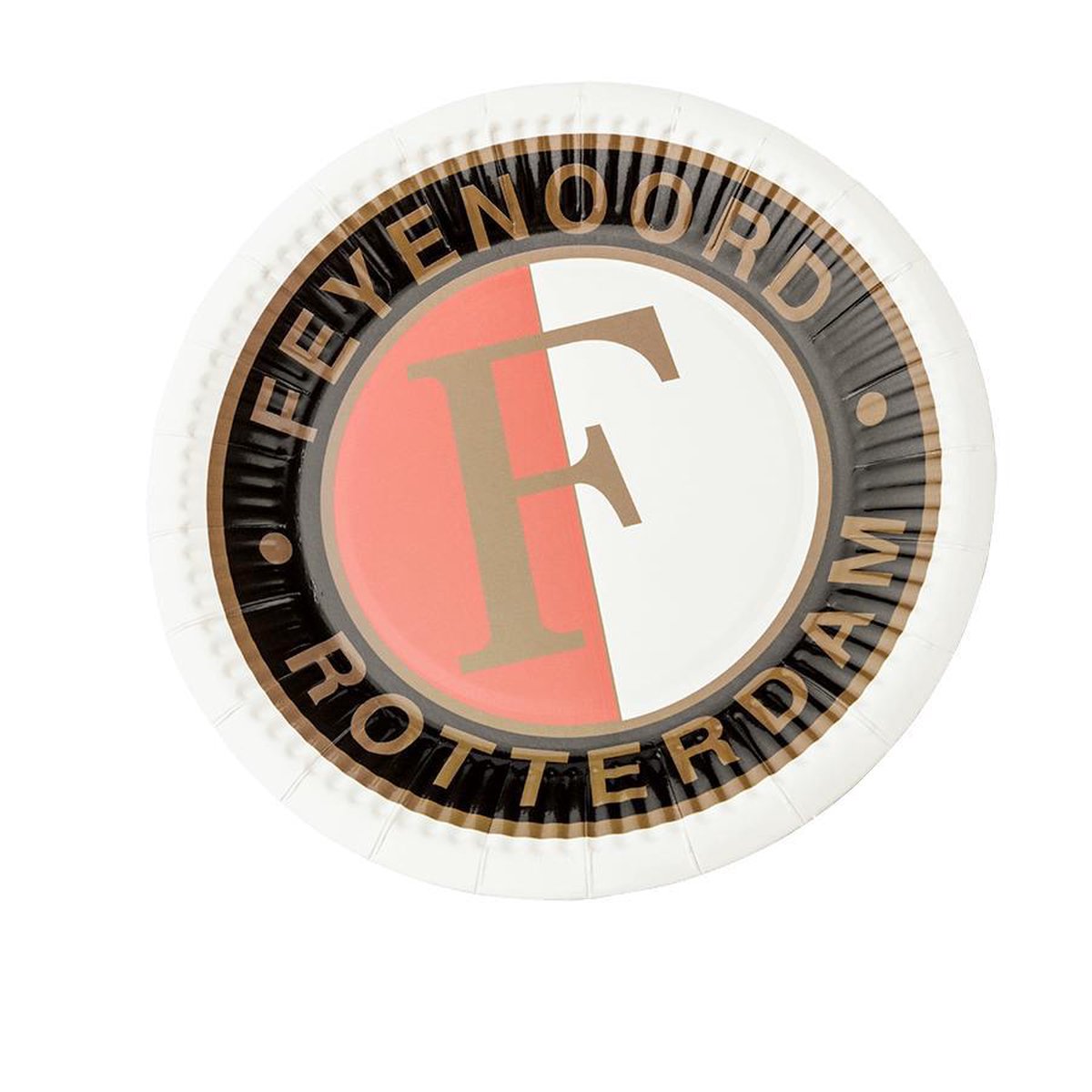 Feyenoord Bordjes 23 Cm: 10 Stuks