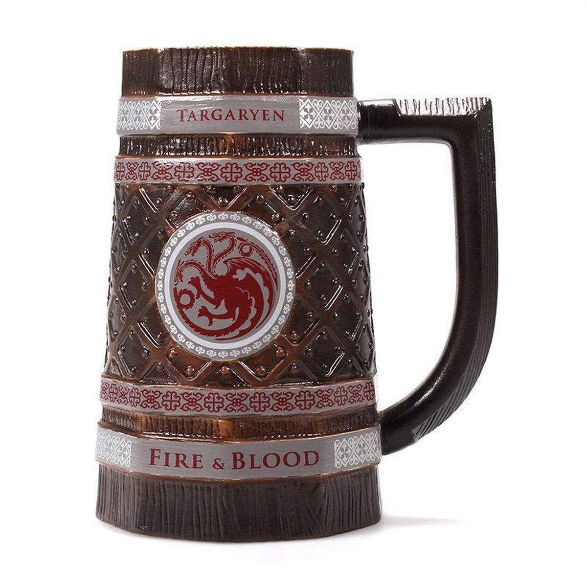 Game of Thrones House Stark Embossed Stein Mug 900ml